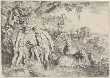 Mercurius sust Argus in slaap (Mercurius en Argus)