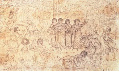 De dood van Ananias, ca. 1650-1680