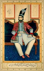 Portret van Naser al-Din Shah Qajar