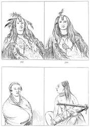 Flatheads, Nez Perces en Chinooks, 1841