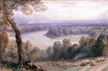 De Theems vanaf Richmond Hill
