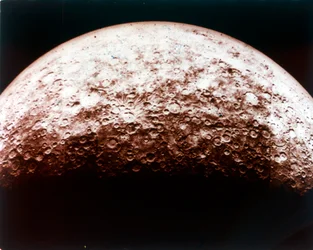 Oppervlak van de planeet Mercurius