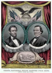 Groot vaandel van de Nationale Unie voor 1864