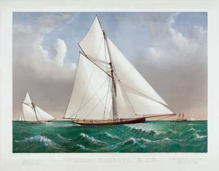 De Cutter Genesta door Currier & Ives