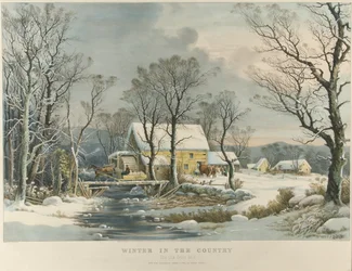 Winter op het platteland, De oude Griest molen