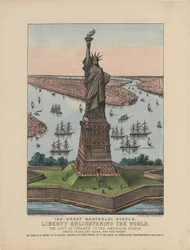 Het Grote Bartholdi Standbeeld – Vrijheid Verlicht de Wereld
