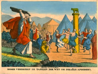 Mozes en de Afgoderij van de Israëlieten