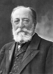 Camille Saint Saens (1835-1921) Franse componist, van een foto door Nadar, pseudoniem van Gaspard-Felix Tournachon (1820-1910)