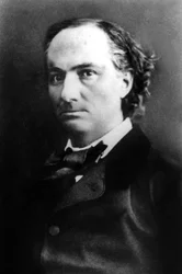 Franse dichter Charles Baudelaire (1821 - 1867) gefotografeerd door Nadar 19e eeuw