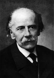 Jules (Emile Frederic) Massenet (1842-1912). Franse componist. Van een foto door Nadar, pseudoniem van Gaspard-Felix Tournachon (1820-1910)