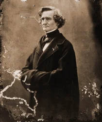 Portret van Hector Berlioz, muzikant 1803-1869 (foto)