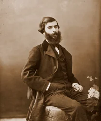 Portret van Ludovic Havely, Librettist 1834-1908. Hij schreef voor Offenbach