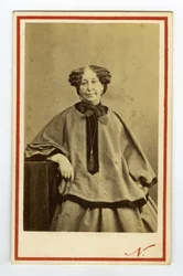 Portret van schrijver George Sand (1804-1876)