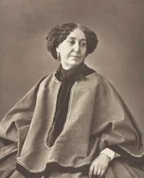 Georges Sand geboren Amantine Lucile Aurore Dupin, Franse romanschrijver, 1804-1876
