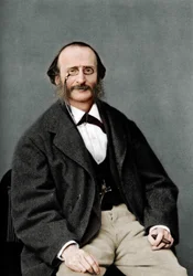Jacques Offenbach 1819-1880, in Duitsland geboren Franse componist, cellist en impresario van de romantiek