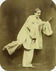 Pierrot rennend
