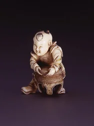 Netsuke, een karako, c.1830