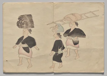 Scène uit Het Kōrin Prentenboek (Deel 1)