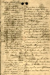 Notitie van Generaal Bonaparte, 13 september 1795, 1921