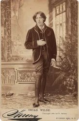 Portret van Oscar Wilde (1854-1900)