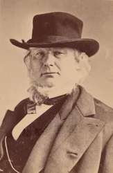 Portret van Horace Greeley 1811-1872, 1869