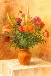 Rustiek herfstboeket