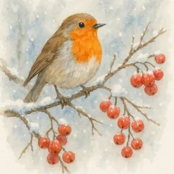 Sneeuwroodborstje