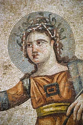 Romeins mozaïek in de villa Huis van Aion