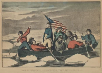Washington Steekt de Delaware Over - Avond Voorafgaand aan de Slag bij Trenton, December
