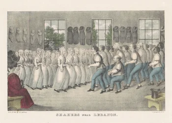 Shakers bij Lebanon, ca. 1830