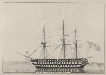 U. S. Schip North Carolina, 102 Kanonnen, 1843