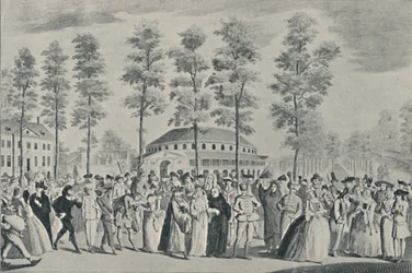 Het Jubileumbal in Ranelagh Gardens, 26 april 1749