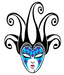 vrouwelijke Nar masker, 2023