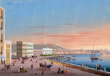 Uitzicht op Napels vanaf Posillipo