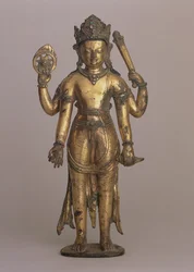 Statuette van de Hindoe god Vishnu, ca.1200