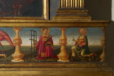 Detail uit de Kroning van de Maagd