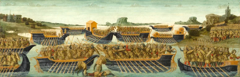 De slag bij Actium, ca. 1475-1480