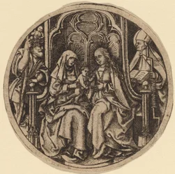 Madonna en Kind met Heiligen Christoffel en Erasmus