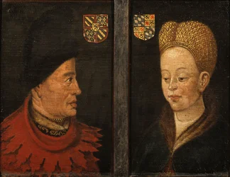 Portretten van Jan de Onverschrokken en Margaretha van Beieren, 16e eeuw