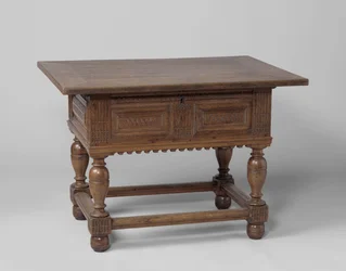Betaaltafel, ca. 1600-50 (eik)
