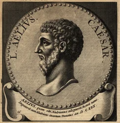 Portret van Lucius Aelius Caesar