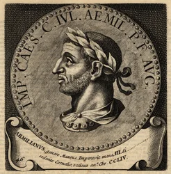 Portret van Romeinse keizer Aemilianus