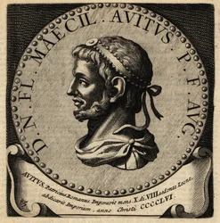 Portret van Romeinse keizer Avitus
