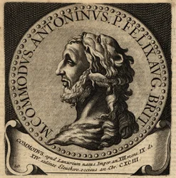 Portret van Romeinse keizer Commodus