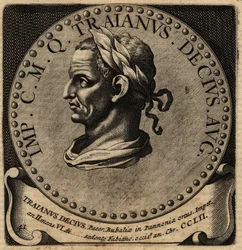 Portret van Romeinse keizer Decius
