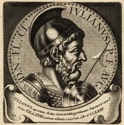 Portret van Romeinse keizer Julianus