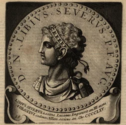 Portret van Romeinse keizer Libius Severus
