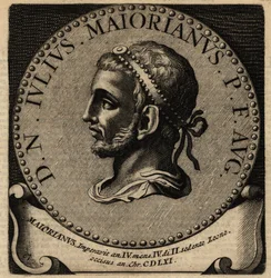 Portret van Romeinse keizer Majorian