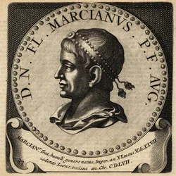 Portret van Romeinse keizer Marcianus