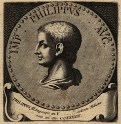 Portret van Romeinse keizer Philip II